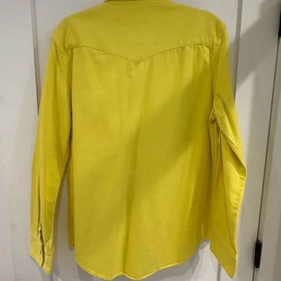 Calvin Klein Jeans Yellow Lightweight Jacket with Yoke Detail - Picture 5 of 6